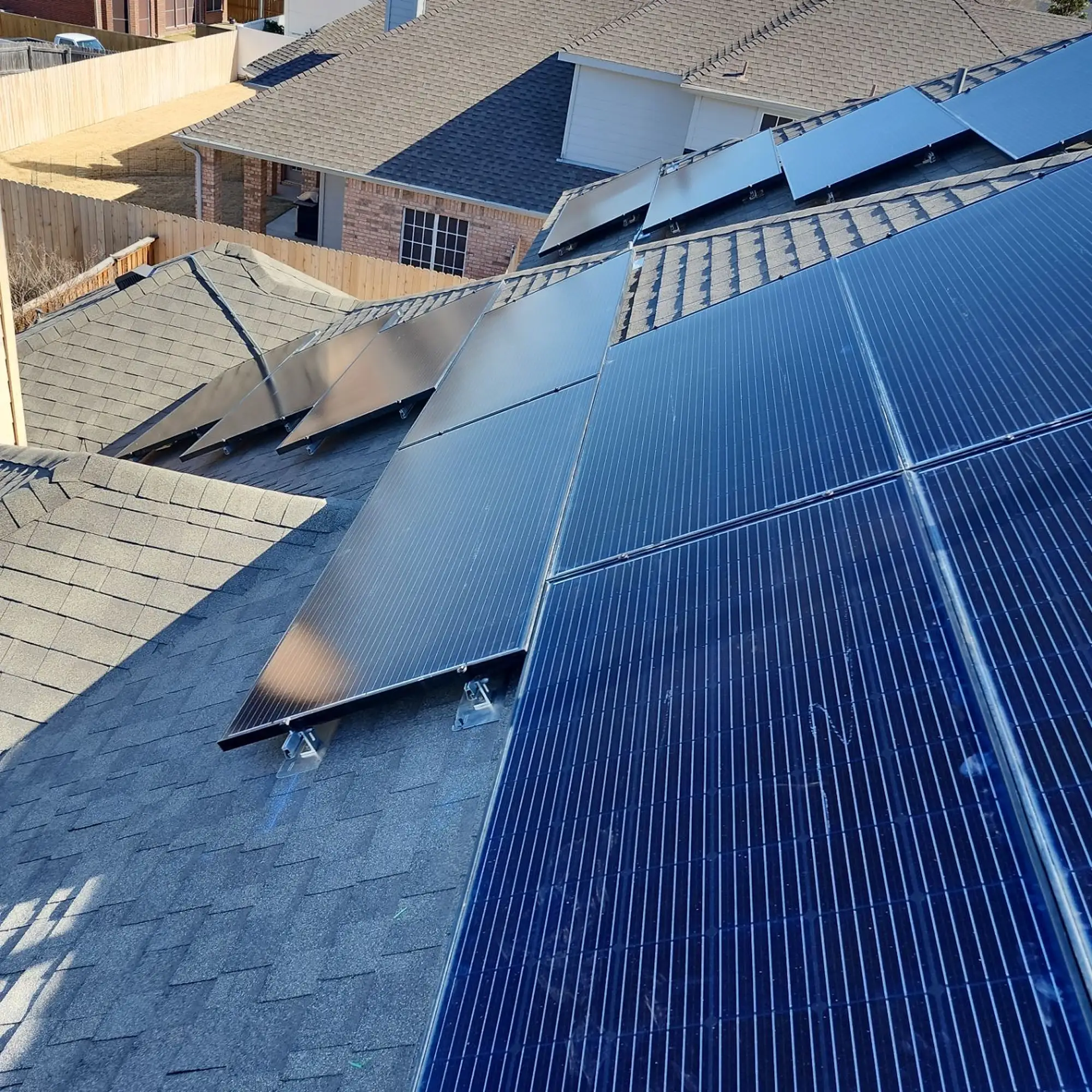 Solar Panel Detach & Reset project by Eagle Solar Power