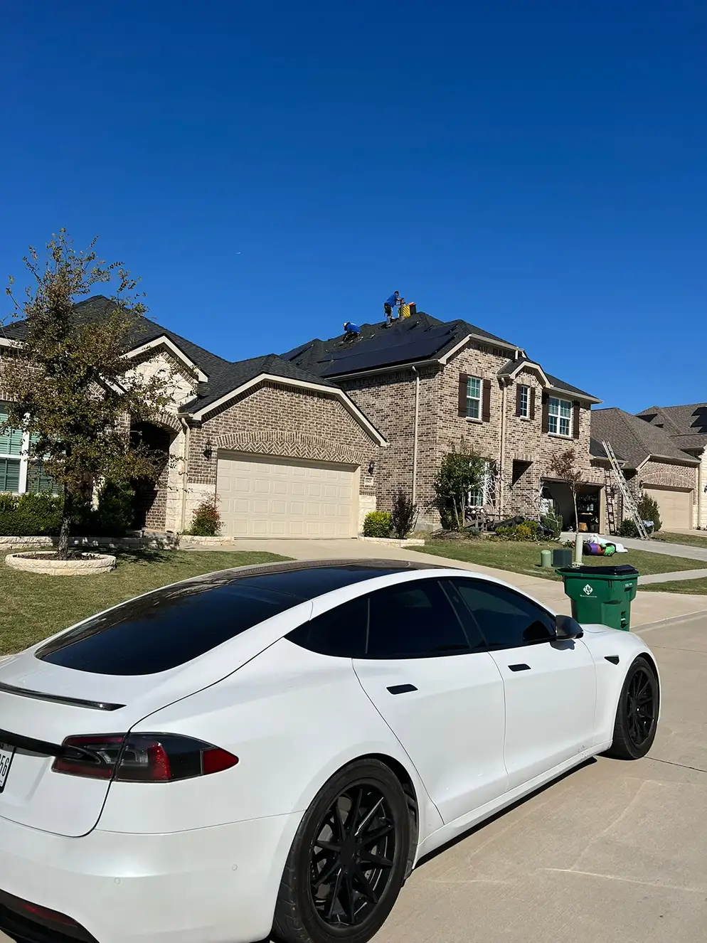 Eagle Solar Power solar installation on a DFW home